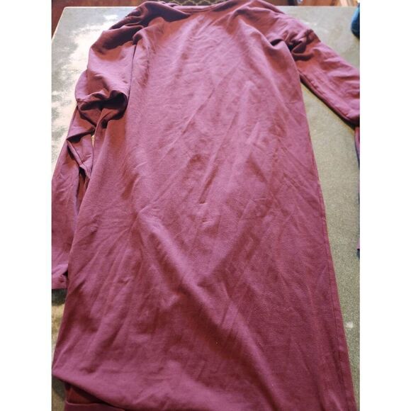 Prairie underground gathered shoulders mauve dress sz Small - Picture 3 of 3